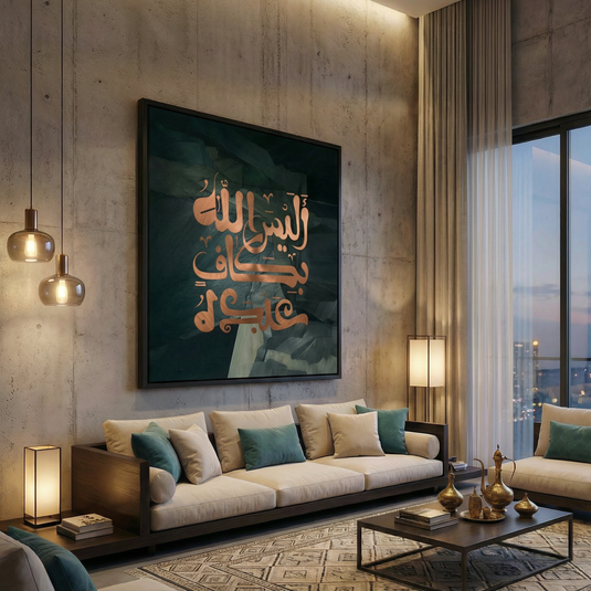 “أَلَيْسَ ٱللَّهُ بِكَافٍ عَبْدَهُ”