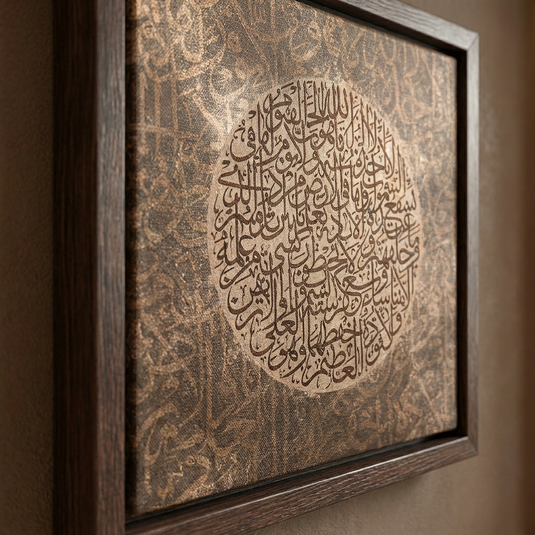 آية الكرسي – خط روحاني