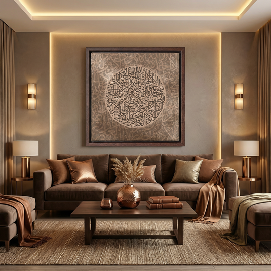 آية الكرسي – خط روحاني